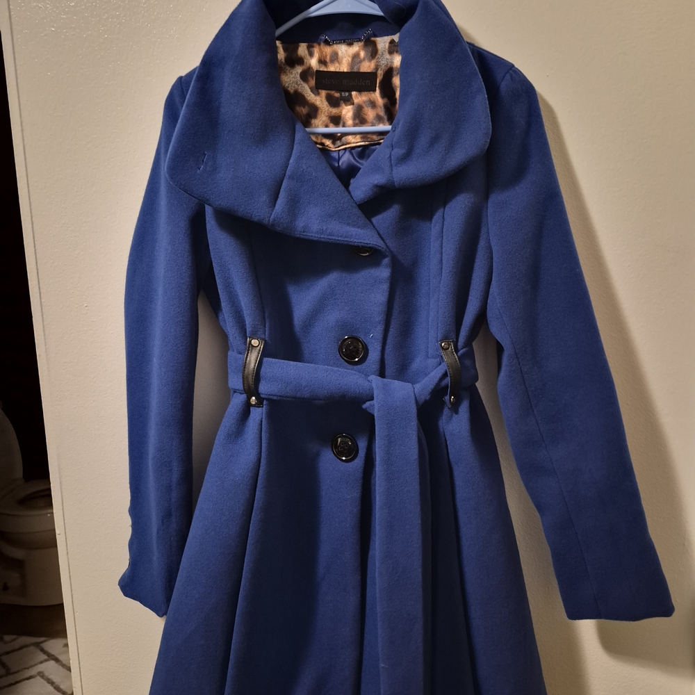 Elegant Blue Steve Madden Peacoat